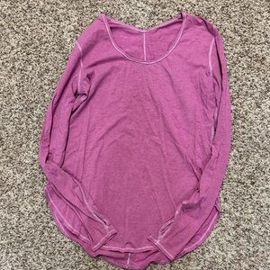 Women's Long Sleeve Pink Top